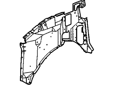 GM 19356047 Panel Asm,Front End Inner Side