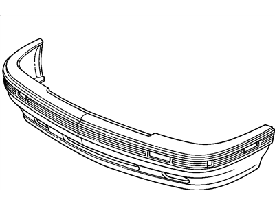 1991 Pontiac LeMans Bumper - 90204504