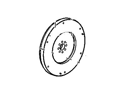 GM 89060406 Engine Crankshaft FLYWHEEL