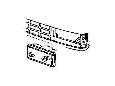 GM 5976838 Lamp,Parking