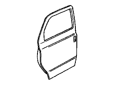 2000 Chevrolet Astro Door Moldings - 15739182