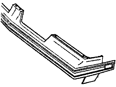 1987 Oldsmobile Cutlass Bumper - 22527526