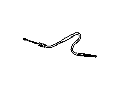2004 Cadillac Seville Parking Brake Cable - 15236959