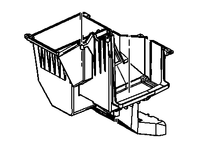 GM 10362452 Case, Auxiliary A/C Evaporator & Blower Upper