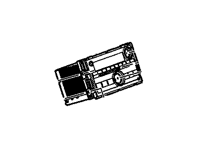 GM 25779591 Radio Assembly, Amplitude Modulation/Frequency Modulation Stereo & Audio Disc Player*Cashmere