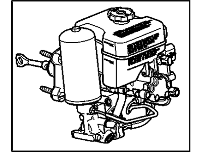 GM 19258789 Cylinder Asm,Brake Master(W/Power Brake Booster&Chassis Control Module)<5E 005