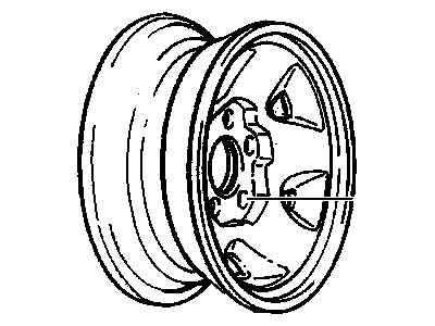 2001 GMC Jimmy Spare Wheel - 9592791