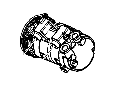 2009 Pontiac Torrent A/C Compressor - 19130251