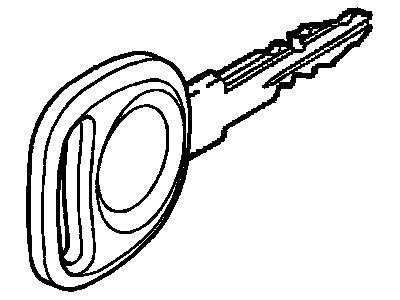 GM 15770619 Key,Ignition Lock