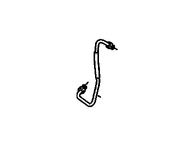 Pontiac Vibe Clutch Hose - 88975866