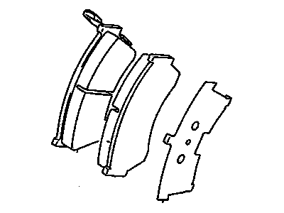 GM 91173482 Pad Kit,Front Disc Brake