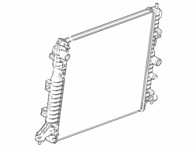 GM 84511252 Engine Radiator Assembly