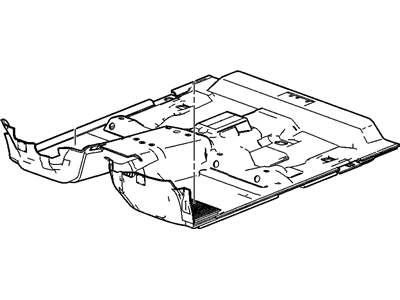 GM 15239599 Carpet Assembly, Front Floor Panel *Cashmere E