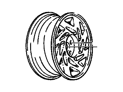 GM 12512554 Wheel Rim,15X6