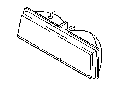 GM 16515794 Lens & Housing Assembly, Headlamp(Rh)