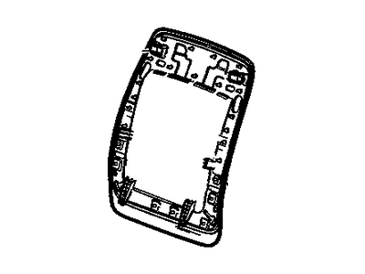 GM 22914470 Panel Assembly, Front Seat Back Finish *Dune