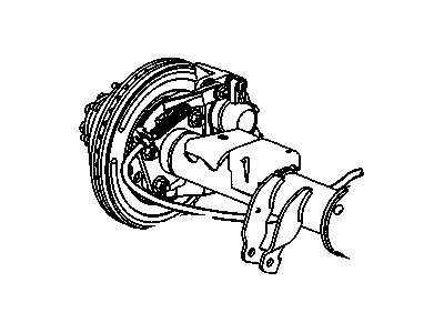 GM 15941078 Cable Assembly, Parking Brake Rear