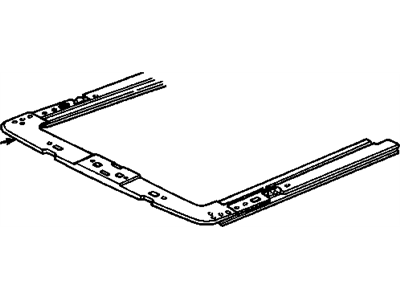 GM 12536401 Track Asm,Sun Roof Sliding Panel (W/Rail)