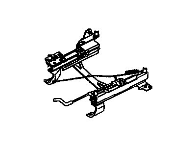 GM 12457099 Adjuster Asm,Passenger Seat Outer Ez Entry