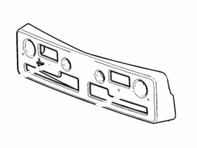 GM 84288622 Bracket, Front Lic Plt