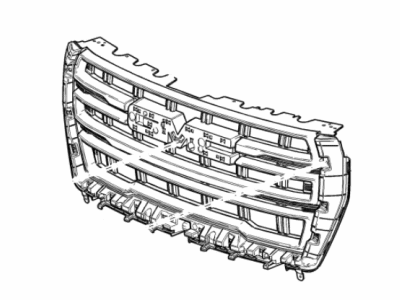 GM 84835787 Grille Assembly, Front *Bright Chromm