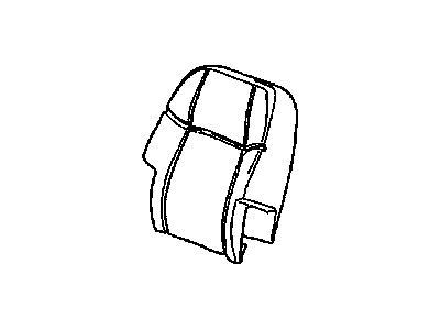 GM 89043057 Pad Asm,Rear Seat Back Cushion