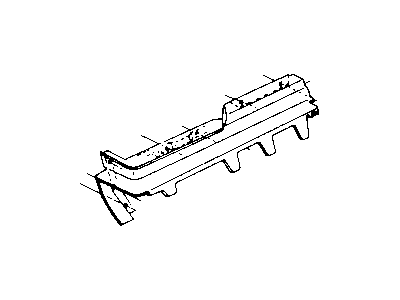 GM 3076154 FILLER, Bumper/Fascia