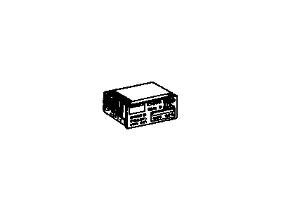 GM 16170212 Radio Assembly, Amplitude Modulation/Frequency Modulation Stereo & Clock & Compact Disc Player