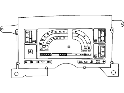 GMC S15 Instrument Cluster - 25083732