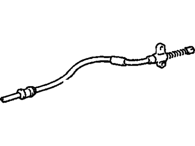 1999 Chevrolet Prizm Parking Brake Cable - 94857024