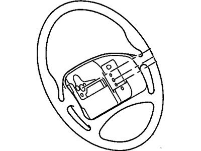 1996 Chevrolet Monte Carlo Steering Wheel - 16757567