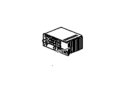 GM 10346316 Radio Assembly, Amplitude Modulation/Frequency Modulation Stereo & Clock & Audio Disc