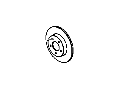 GM 88967261 Rear Brake Rotor