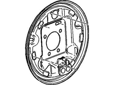 GM 15839049 Plate Assembly, Rear Brake Backing