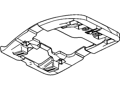 GM 88957895 Bracket Asm,Roof Console (Short)