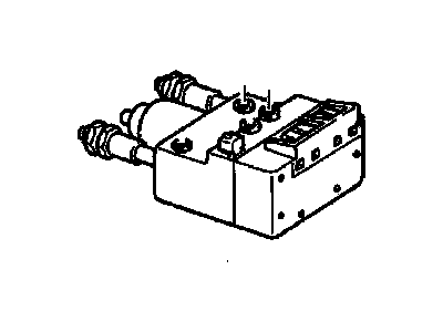 1996 GMC G3500 ABS Control Module - 12477669