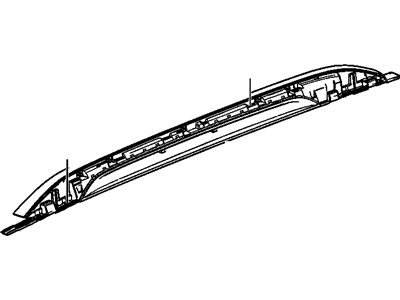 GM 23324214 Rail Assembly, Luggage Carrier Side