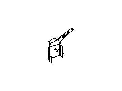 GM 22649296 Reinforcement, Front Side Door Upper Body Side Hinge