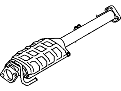 2001 Chevrolet Tracker Catalytic Converter - 30020669