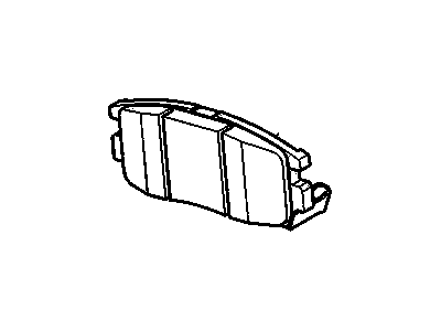 2015 Chevrolet Captiva Sport Brake Pad - 22850988