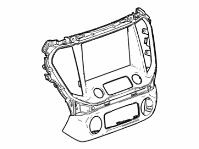 GM 84607716 Control Assembly, Am/Fm Stereo Rdo *Jet Black