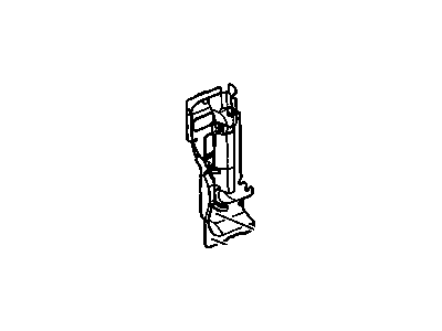 GM 15256806 Reinforcement Assembly, Body Hinge Pillar Inner Panel Lower