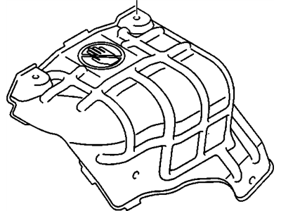 2000 Chevrolet Tracker Exhaust Heat Shield - 91176429