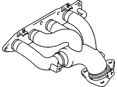 GM 91174461 Engine Exhaust Manifold (On Esn)