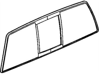 GM 15777837 Window Assembly, Rear Sliding