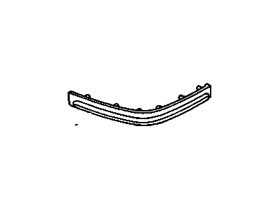 GM 12515617 Molding Pkg, Rear Bumper Fascia RH