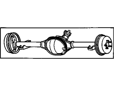 2001 GMC Savana Axle Shaft - 15753535