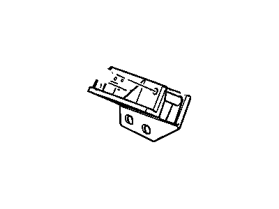 GM 25845493 Bumper Assembly, Folding Top Front Locating Pinion Stowage