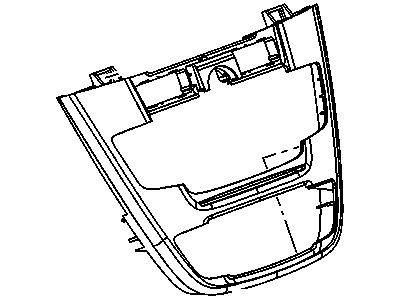 GM 22759487 Panel Assembly, Instrument Panel Lower Center Trim *Cocoa