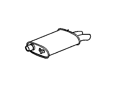 Oldsmobile Calais Muffler - 22539980